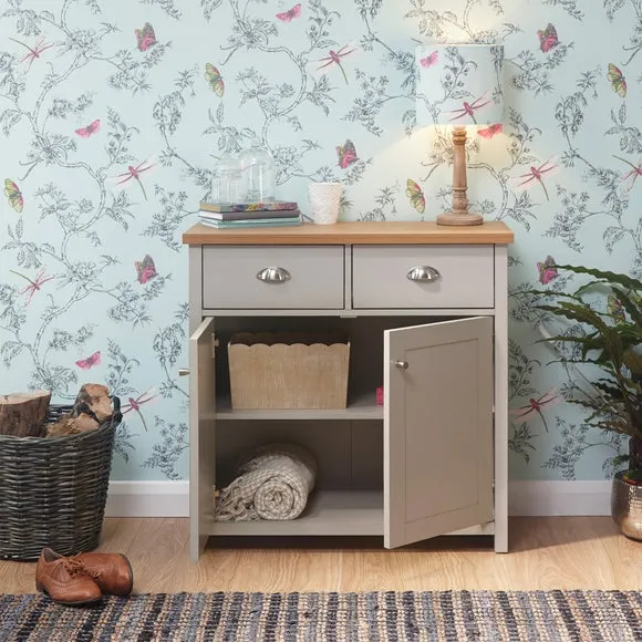 Small Sideboard with Storage - Grey