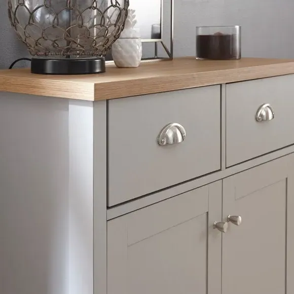 Small Sideboard with Storage - Grey