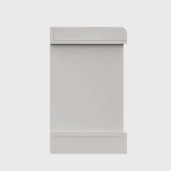 Storage Shoe Bench with Cushion - White
