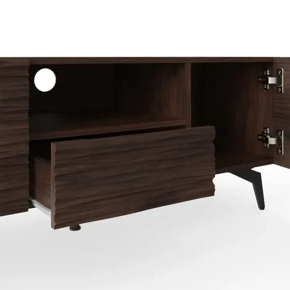 TV Stand with Storage - Dark Walnut, Wood