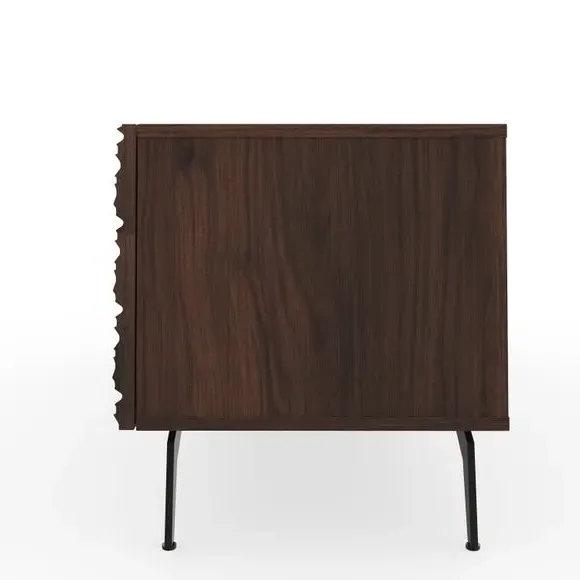 TV Stand with Storage - Dark Walnut, Wood