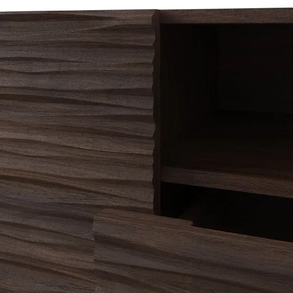 TV Stand with Storage - Dark Walnut, Wood