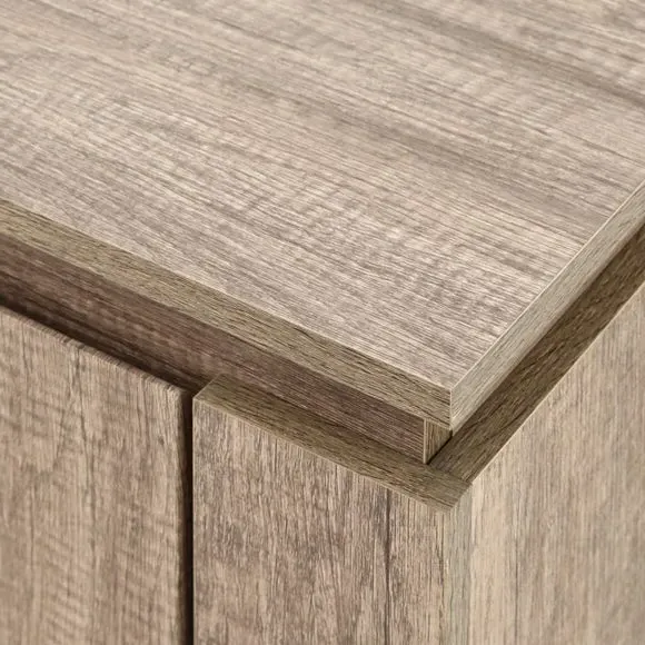 TV Unit with Storage - Natural, Oak Effect