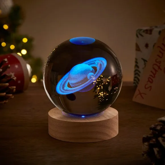 Galaxy Crystal Light USB Powered - Clear, Glass image