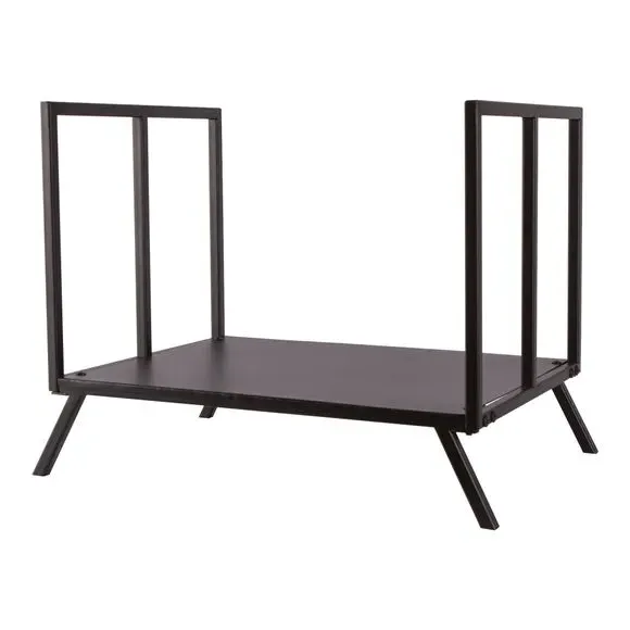 Metal Log Rack Storage Stand - Black, Iron