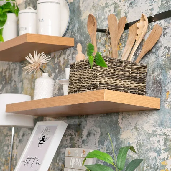 Medium Floating Shelf - Natural, MDF image