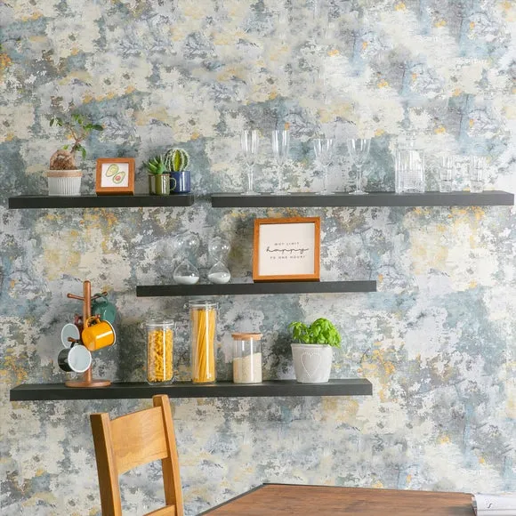 Small Floating Shelf - Black, MDF