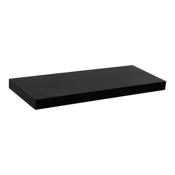 Small Floating Shelf - Black, MDF