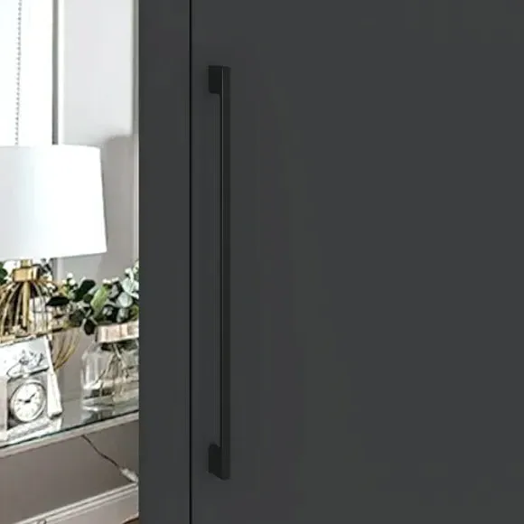 4-Door Wardrobe with 3 Drawers - Anthracite