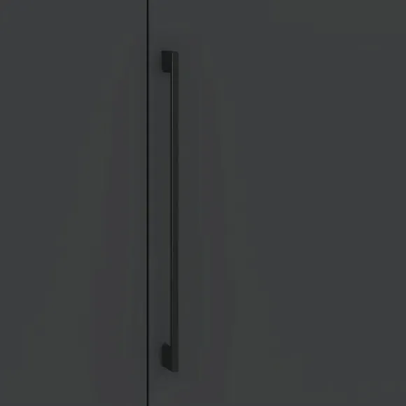 4-Door Wardrobe with 3 Drawers - Anthracite