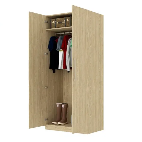 Double Wardrobe - Oak Effect