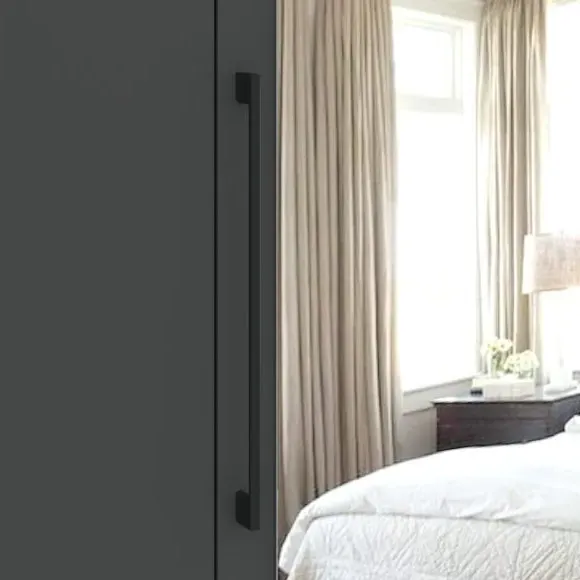 Triple Wardrobe with 3 Drawers - Anthracite