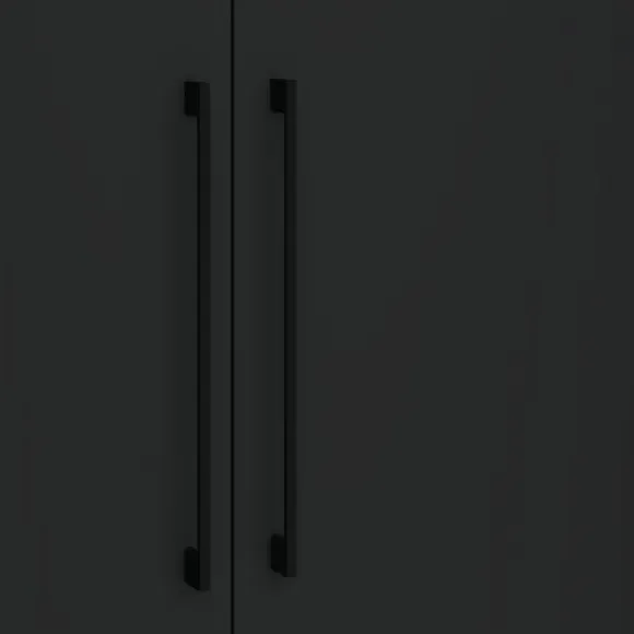Triple Wardrobe with Adjustable Storage - Anthracite