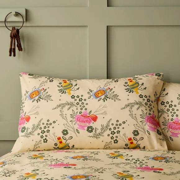 Reversible Duvet Cover Set - Natural, Cotton