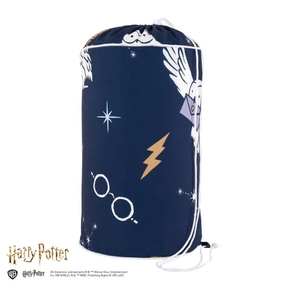Single Duvet Set with Pillowcase - Blue, Polyester