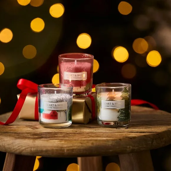 3-Piece Mini Candle Set - Multicolor, Soy Blend image