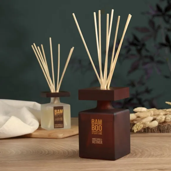 Bamboo Reed Diffuser - Red, Glass