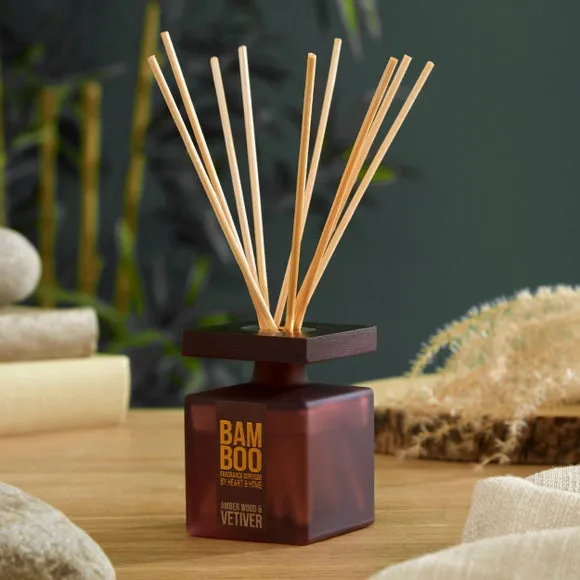 Bamboo Reed Diffuser - Red, Glass image