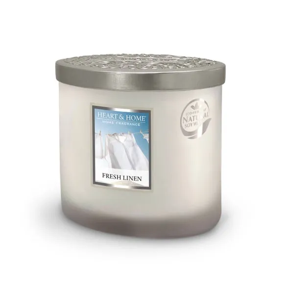 Ellipse Multi Wick Candle - White, Soy Wax