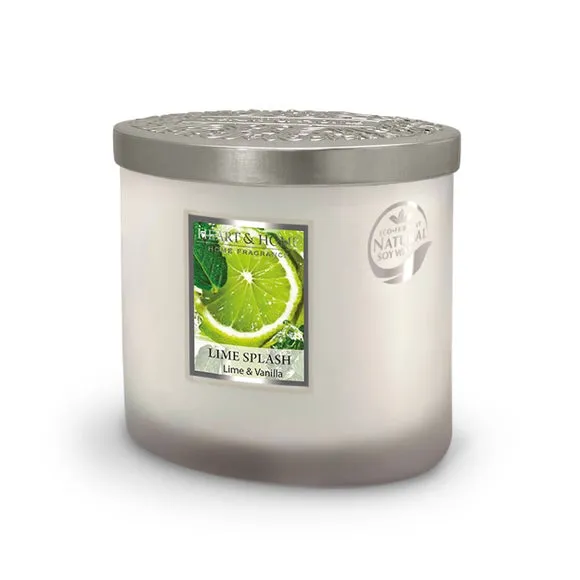 Ellipse Multi Wick Candle - White, Soy Wax