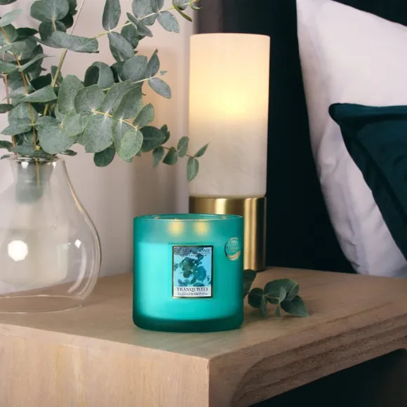 Multi Wick Candle Ellipse Shape - Blue, Soy Wax image