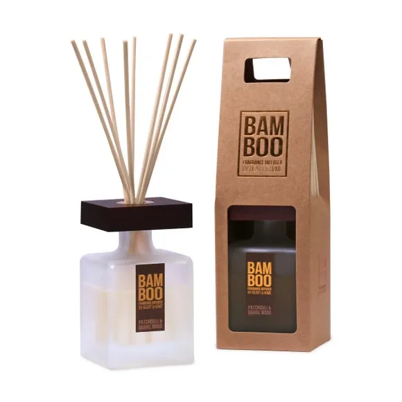 Reed Diffuser Patchouli & Guaiac - Clear Glass