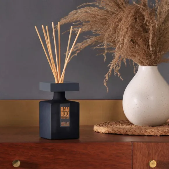Reed Diffuser Vanilla & White Woods - Glass