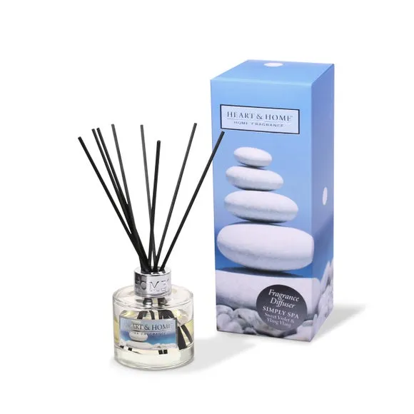 Reed Diffuser with Fibre Reeds - Blue, 70ml