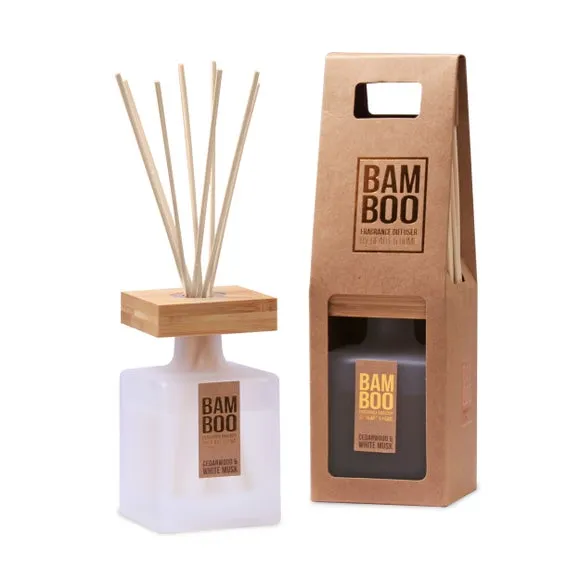 Reed Diffuser with Rattan Reeds - Clear, Glass