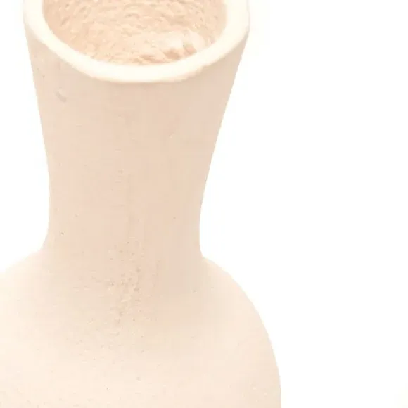 Aluminium Vase with Matte Finish - White