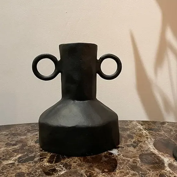Amphora Vase - Black, Aluminium image