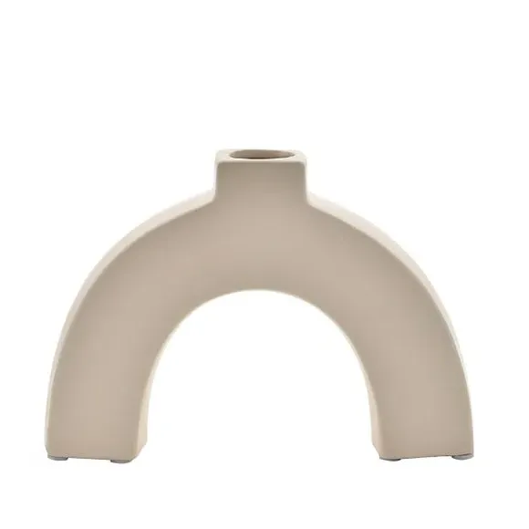 Arched Ceramic Vase - Cream image