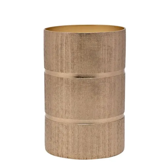 Candle in Metal Jar - Gold