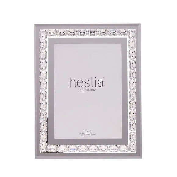Crystal Photo Frame - Silver