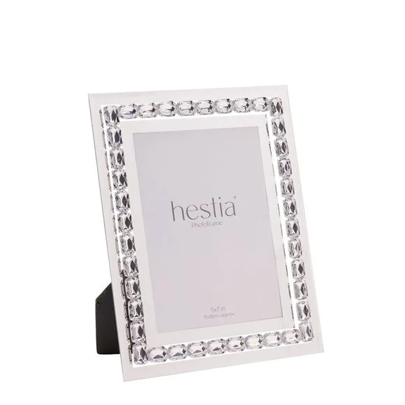 Crystal Photo Frame - Silver