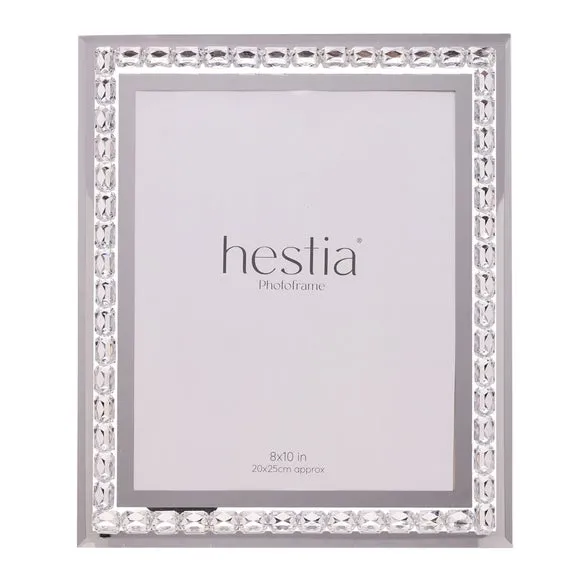 Crystal Photo Frame - Silver