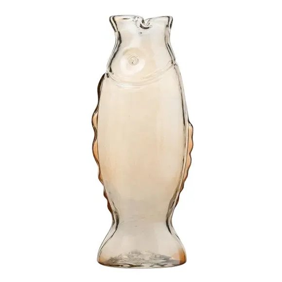 Fish Glass Vase - Clear
