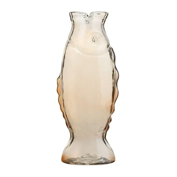 Fish Glass Vase - Clear