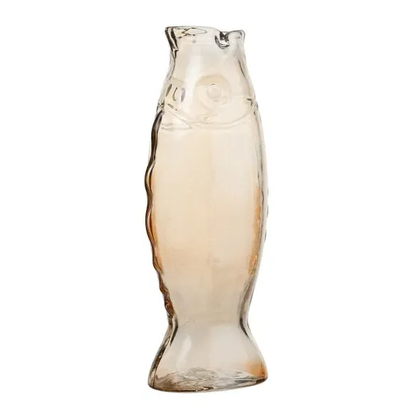 Fish Glass Vase - Clear