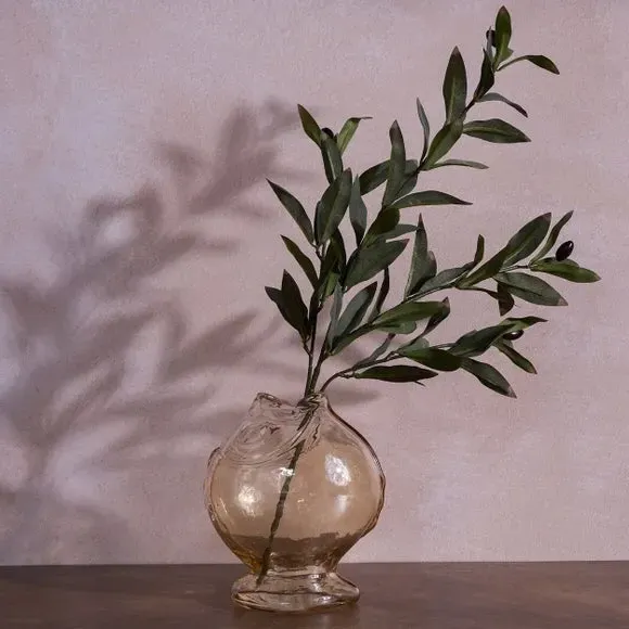 Fish Shaped Vase - Clear, Glass image