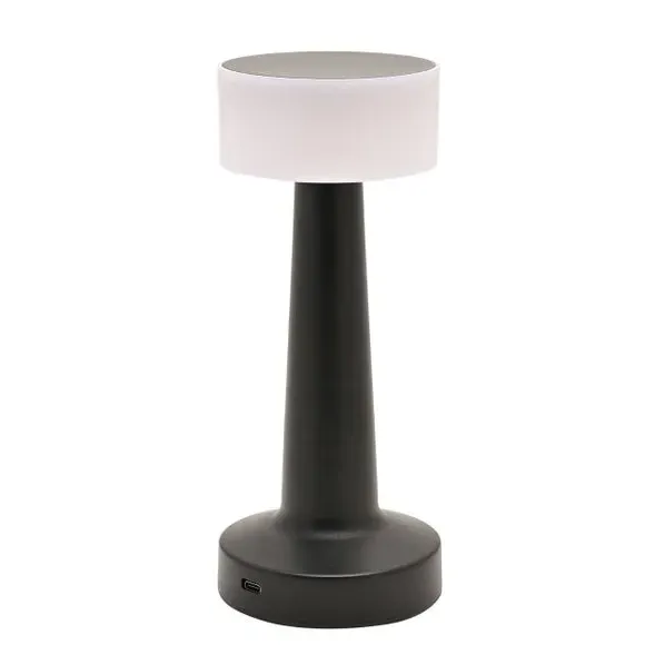 Rechargeable LED Touch Table Lamp - Black