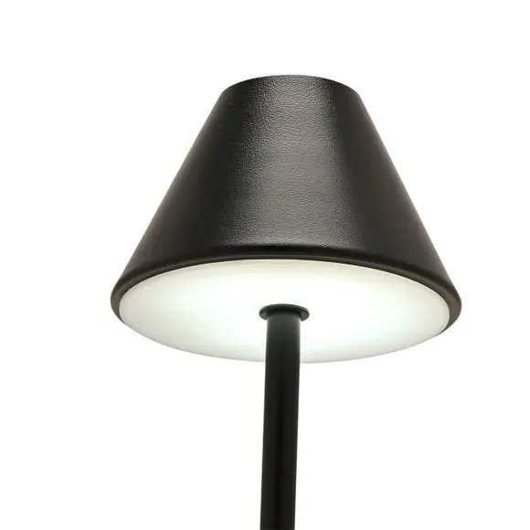 Rechargeable LED Touch Table Lamp - Black