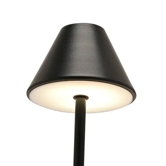 Rechargeable LED Touch Table Lamp - Black