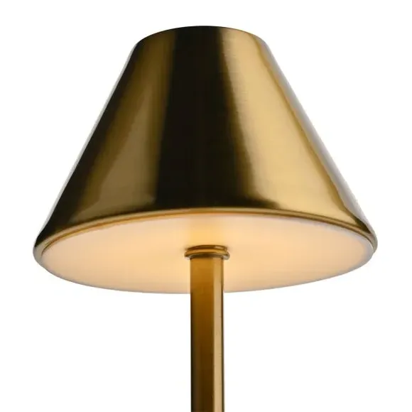 Rechargeable LED Touch Table Lamp - Bronze