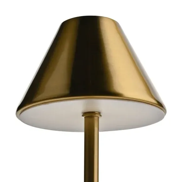 Rechargeable LED Touch Table Lamp - Bronze