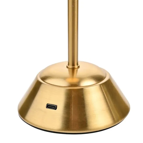 Rechargeable LED Touch Table Lamp - Bronze