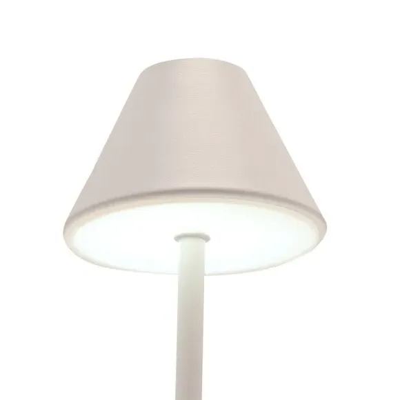 Rechargeable LED Touch Table Lamp - White