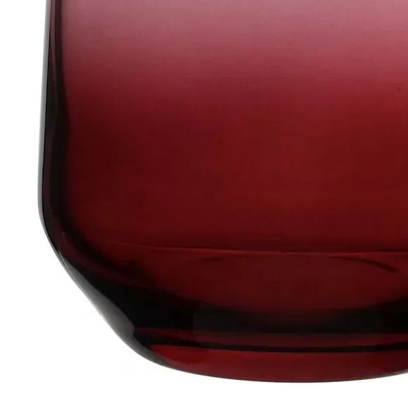 Set of 2 Ombre Highball Glasses - Red, Glass
