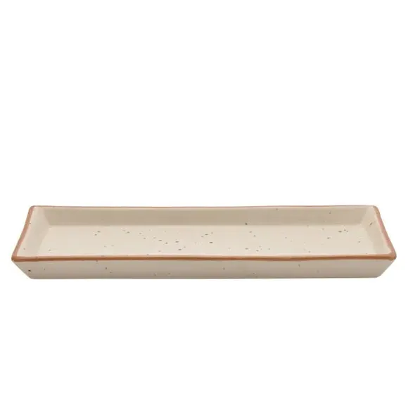 Set of 2 Serving Platters - White, Stoneware image