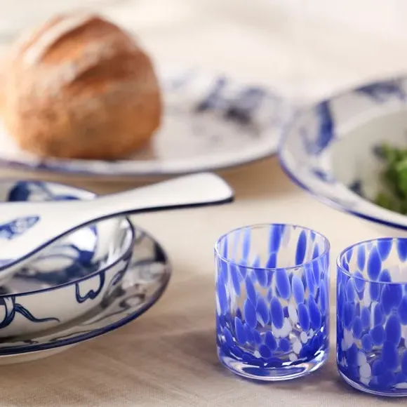 Set of 4 Fish Tapas Plates - White, Porcelain